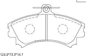 OEM PAD KIT, DISC BRAKE KD4727