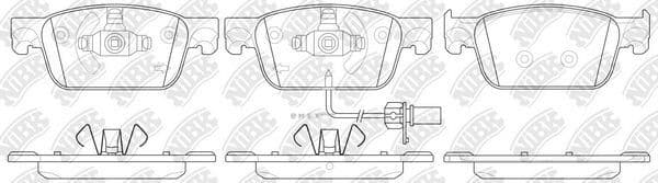 OEM PAD KIT, DISC BRAKE PN0732W