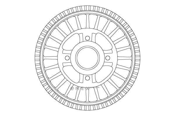 OEM BRAKE ROTOR DB4557MR