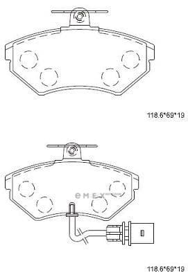 OEM BRAKE PAD KD7527