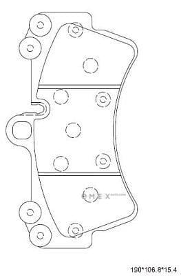 OEM BRAKE PAD KD7570