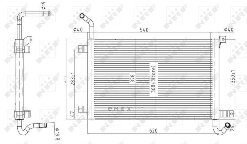 OEM RADIATOR ASSY, ENGINE COOLANT 50145