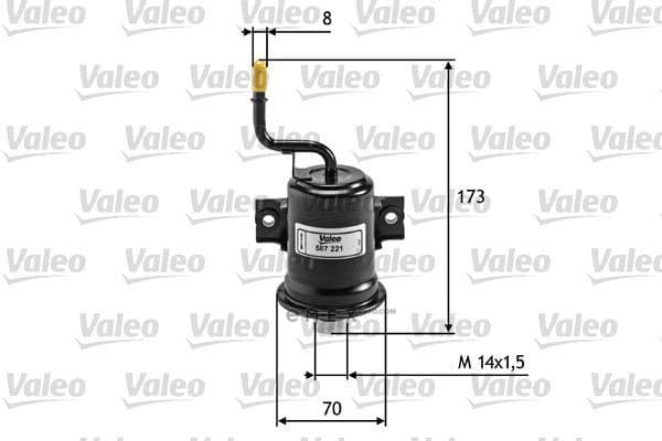 OEM FILTER ASSY, FUEL PUMP 587221