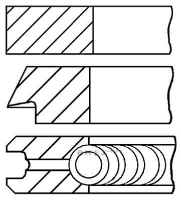 OEM RING SET, PISTON 0850190000