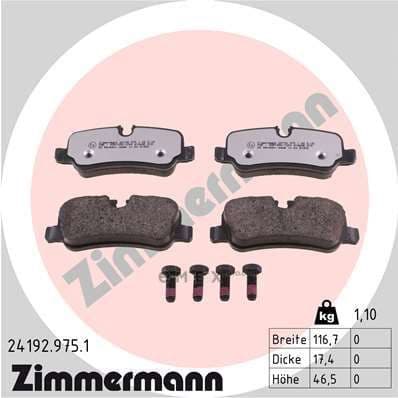 OEM PAD KIT, DISC BRAKE 241929751