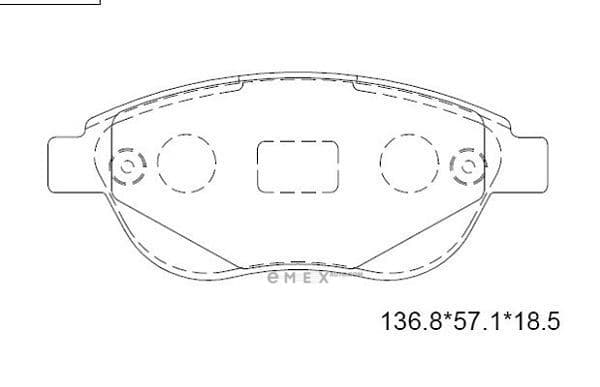 OEM BRAKE PAD KD7518