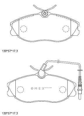 OEM BRAKE PAD KD7729