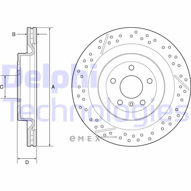 OEM BRAKE ROTOR BG9223C