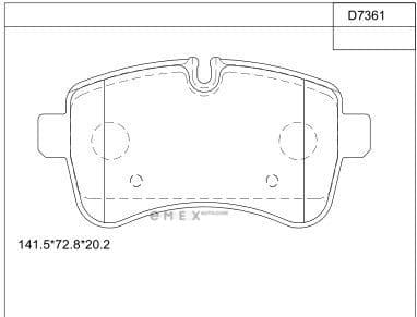 OEM BRAKE PAD KD7361