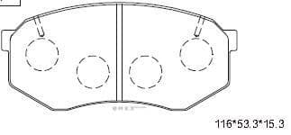 OEM BRAKE PAD KD2775