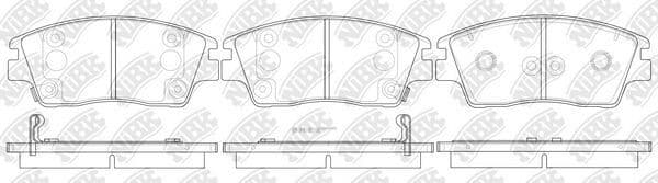 OEM PAD KIT, DISC BRAKE PN0661