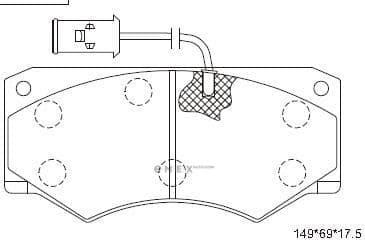 OEM BRAKE PAD KD7613