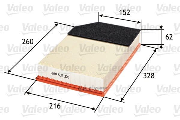 OEM FILTER ASSY, AIR ELEMENT 585320