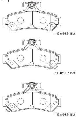 OEM BRAKE PAD KD2509