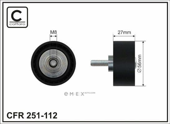 OEM PULLEY ROLLER ASSY 251112