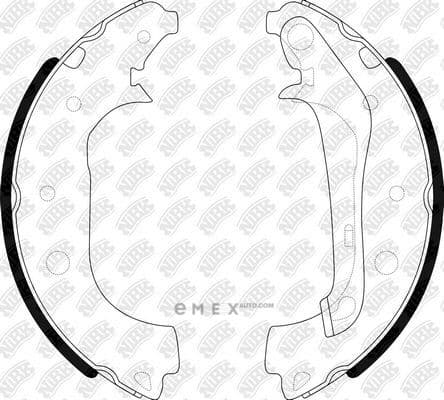 OEM SHOE KIT, DRUM BRAKE FN0678