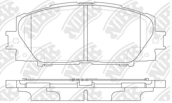 OEM PAD KIT, DISC BRAKE PN0540