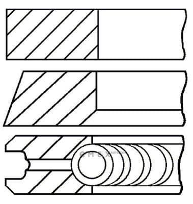 OEM RING SET, PISTON 0811490500