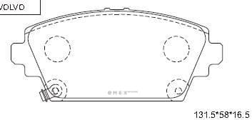 OEM SHOE KIT, DRUM BRAKE KD7727