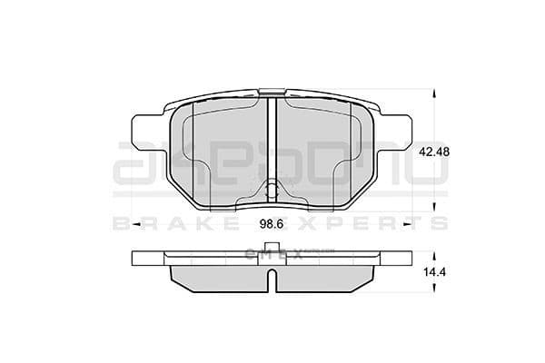 OEM PAD KIT, DISC BRAKE AN716WK