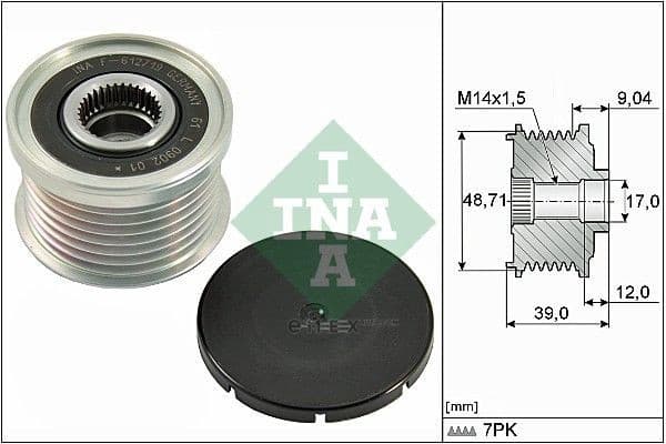 OEM PULLEY ASSY, ALTERNATOR 535027510