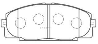 OEM PAD KIT, DISC BRAKE A1N050