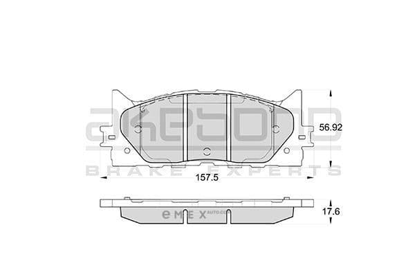 OEM PAD KIT, DISC BRAKE AN734K