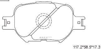 OEM BRAKE PAD KD2607