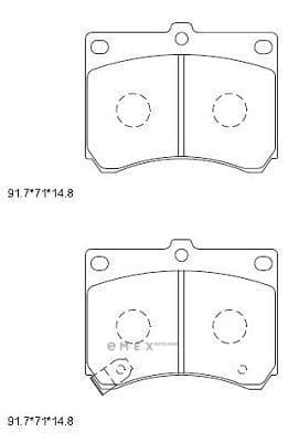 OEM BRAKE PAD KD3799