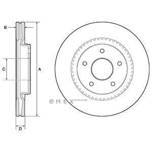 OEM BRAKE DISC (DOUBLE PACK) BG4283