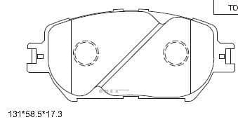 OEM PAD KIT, DISC BRAKE KD2739