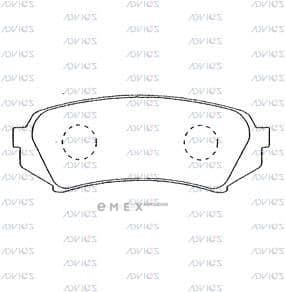 OEM PAD KIT, DISC BRAKE A2N004