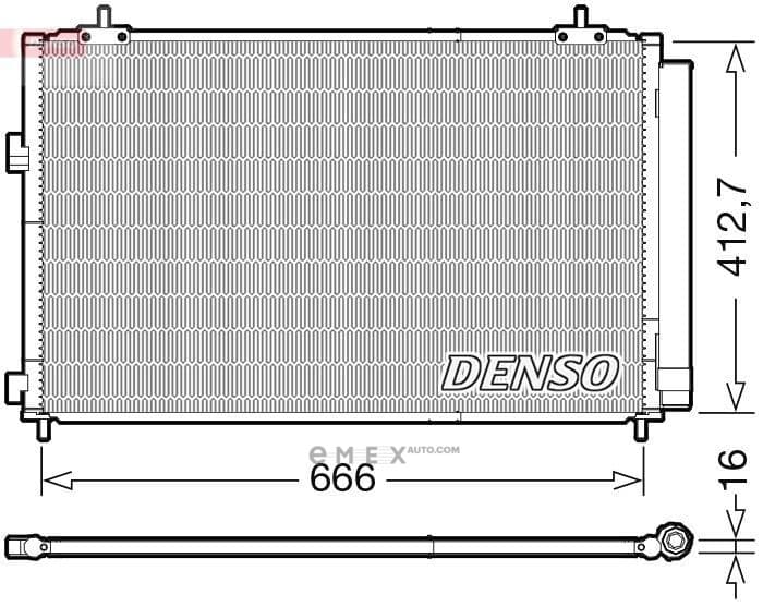 OEM RADIATOR ASSY, A/C DCN50059