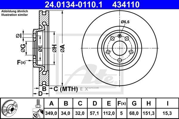 OEM BRAKE ROTOR 24013401101