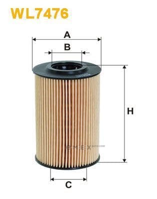 OEM OIL FILTER WL7476