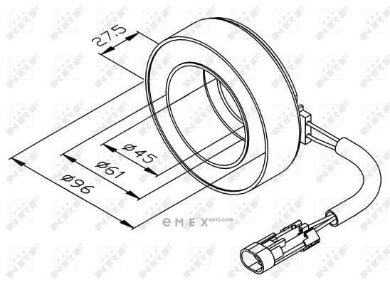 OEM COIL ASSY,  COMPRESSOR COOLER 38470