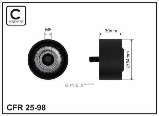 OEM PULLEY ROLLER ASSY 2598