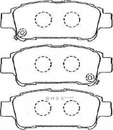 OEM PAD KIT, DISC BRAKE A2N069