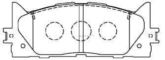 OEM PAD KIT, DISC BRAKE A1N154