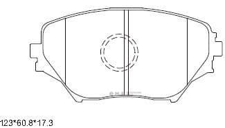 OEM PAD KIT, DISC BRAKE KD2640