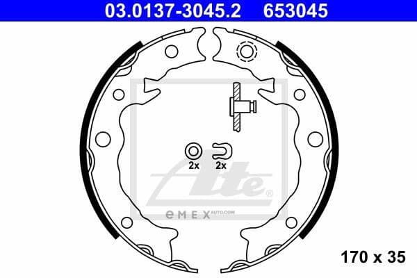 OEM PAD KIT, DISC BRAKE 03013730452