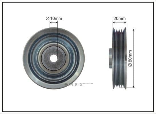 OEM PULLEY ROLLER ASSY 500090