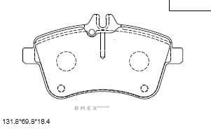 OEM BRAKE PAD KD7585