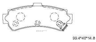 OEM BRAKE PAD KD1724