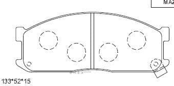 OEM PAD KIT, DISC BRAKE KD3316