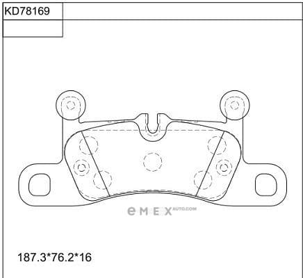 OEM BRAKE PAD KD78169