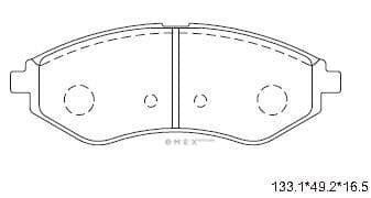 OEM BRAKE PAD KD9723