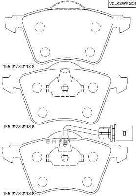 OEM BRAKE PAD KD7580