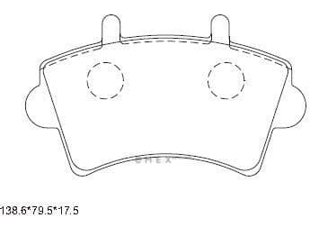 OEM BRAKE PAD KD1511