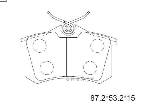 OEM BRAKE PAD KD7511